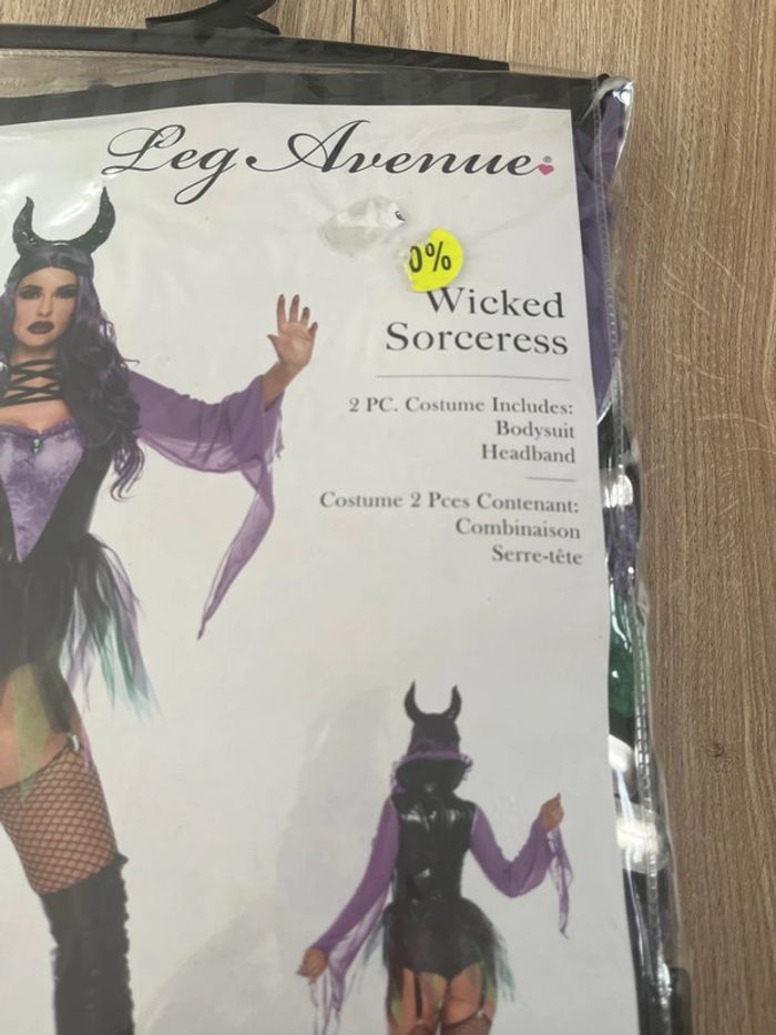 Costume déguisement femme taille M sorcière sexy neuf - photo numéro 2