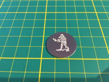 Jeton trésor Momie pièce détachée jeu de société Ramsès II Ravensburger #A65