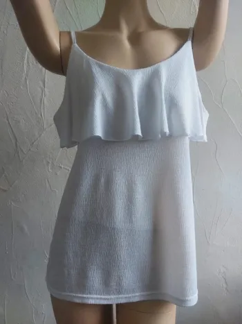 Débardeur blanc léger Taille XL