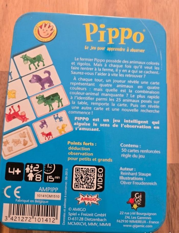 Jeu de société Pipo à partir de 4ans - photo numéro 2