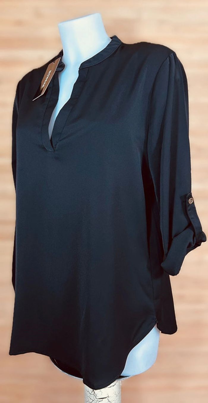 Chemise noir nonsar taille L pour femme - photo numéro 2