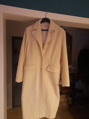 Manteau long blanc