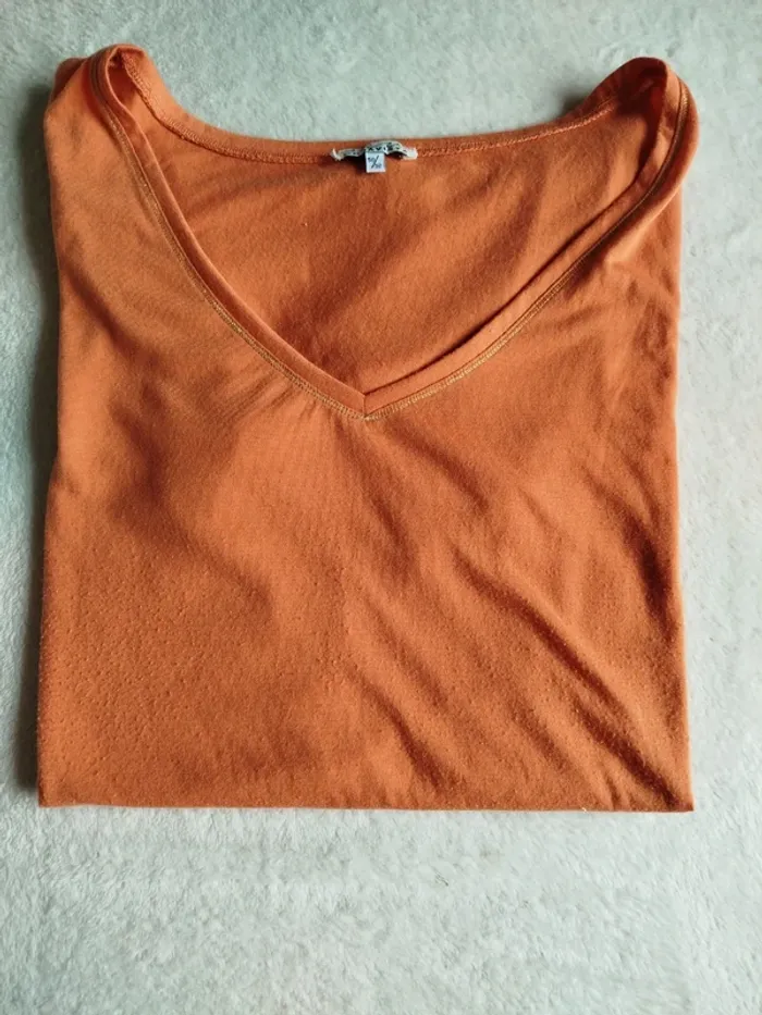 T-shirt femme Modavista orange taille 50/52 - photo numéro 3