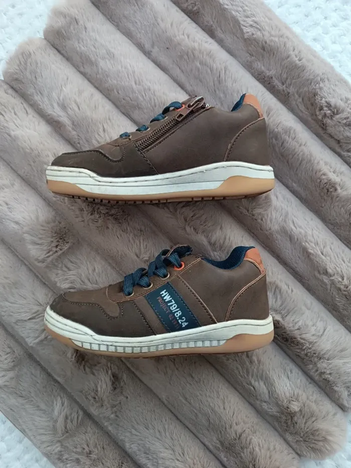 🔸 Baskets Chaussures de Ville Marron Chausséa 26🔸 - photo numéro 2
