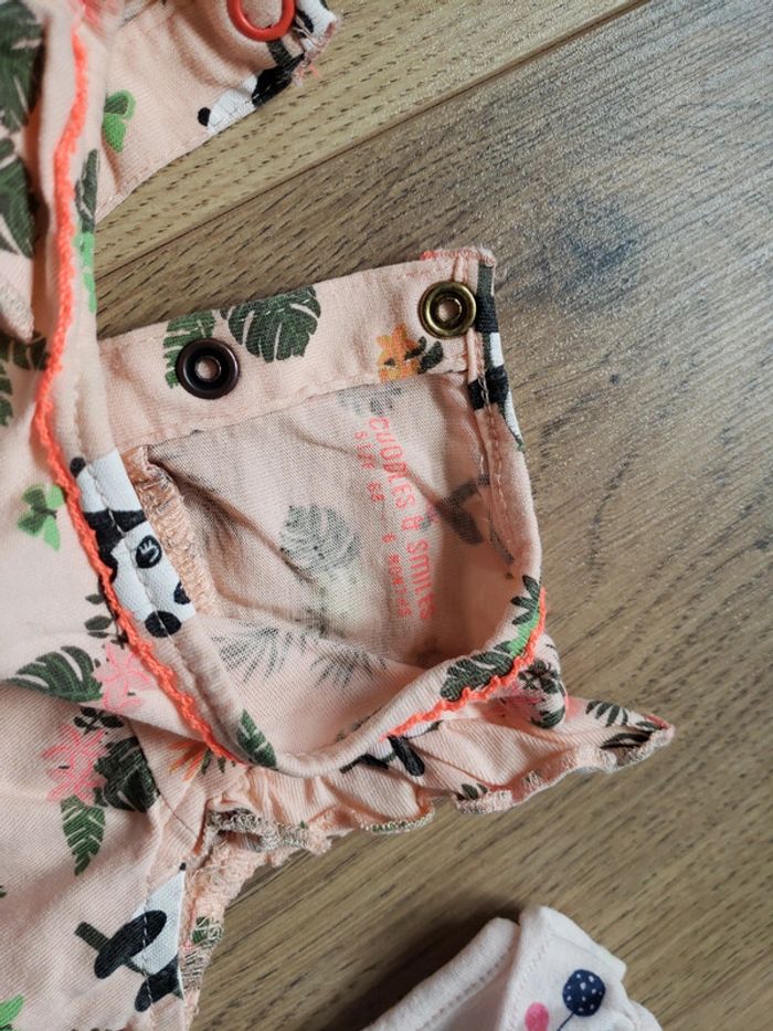 Lot de 2 combi shorts 6 mois - photo numéro 5
