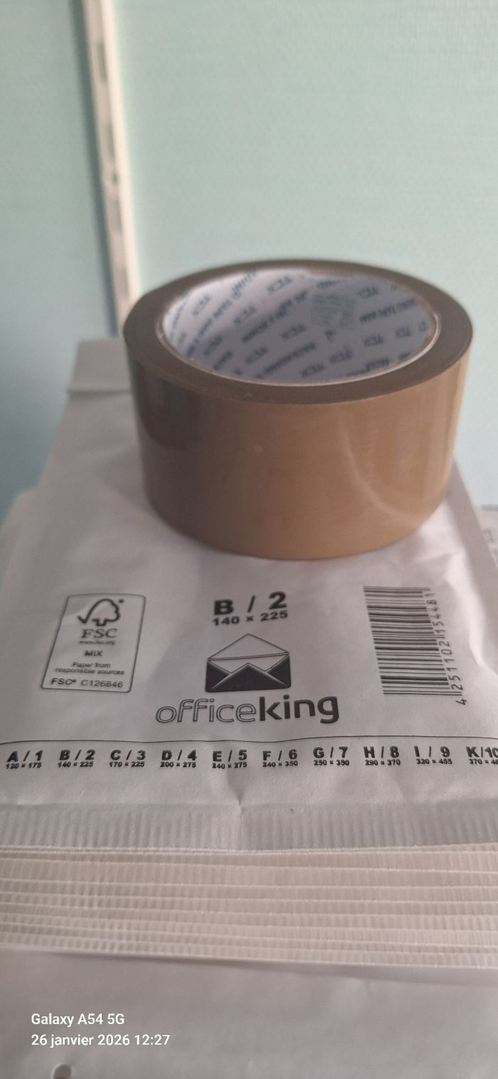 Pochettes bulles NEUVES – B2 à H8 – Packs de 10 & Pack complet