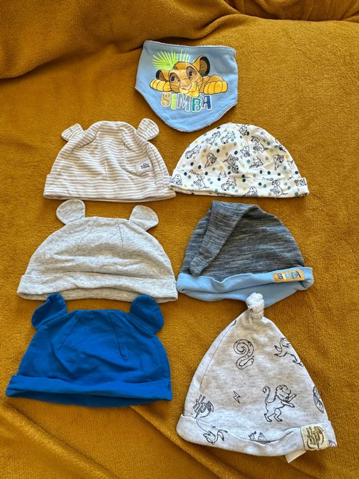 Lot de bonnet coton Disney