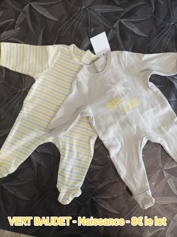 Lot de pyjamas (Naissance)
