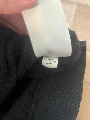 Sweat à capuche zip Nike noir taille L en coton