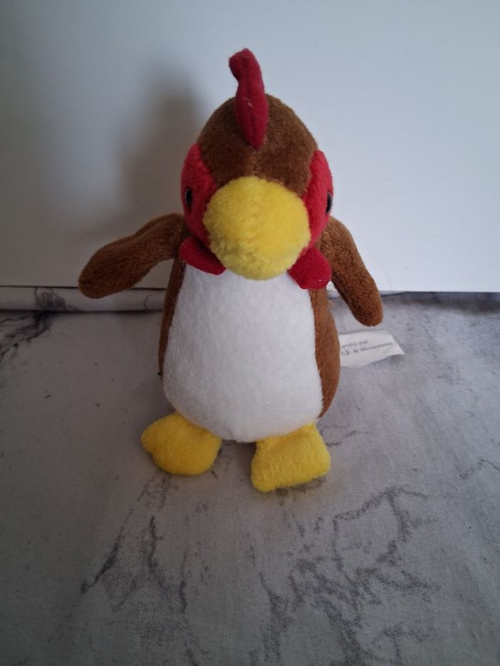 Peluche  coq sonore - photo numéro 3