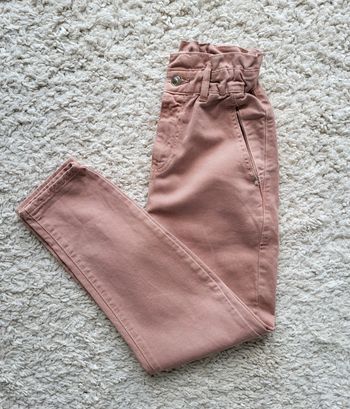 Jean taille haute rose terracota Zara Taille 32 34