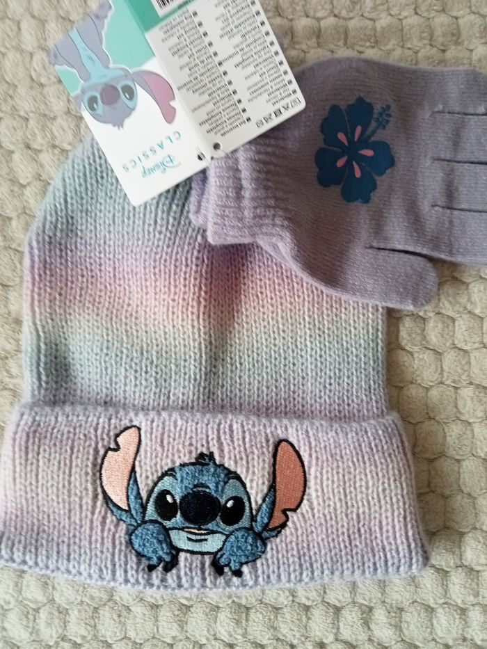 Ensemble bonnet gants Stitch - photo numéro 2