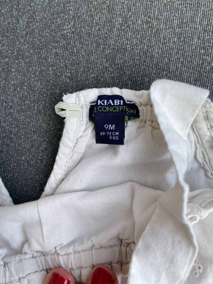 Combinaison fille broderie anglaise - photo numéro 2