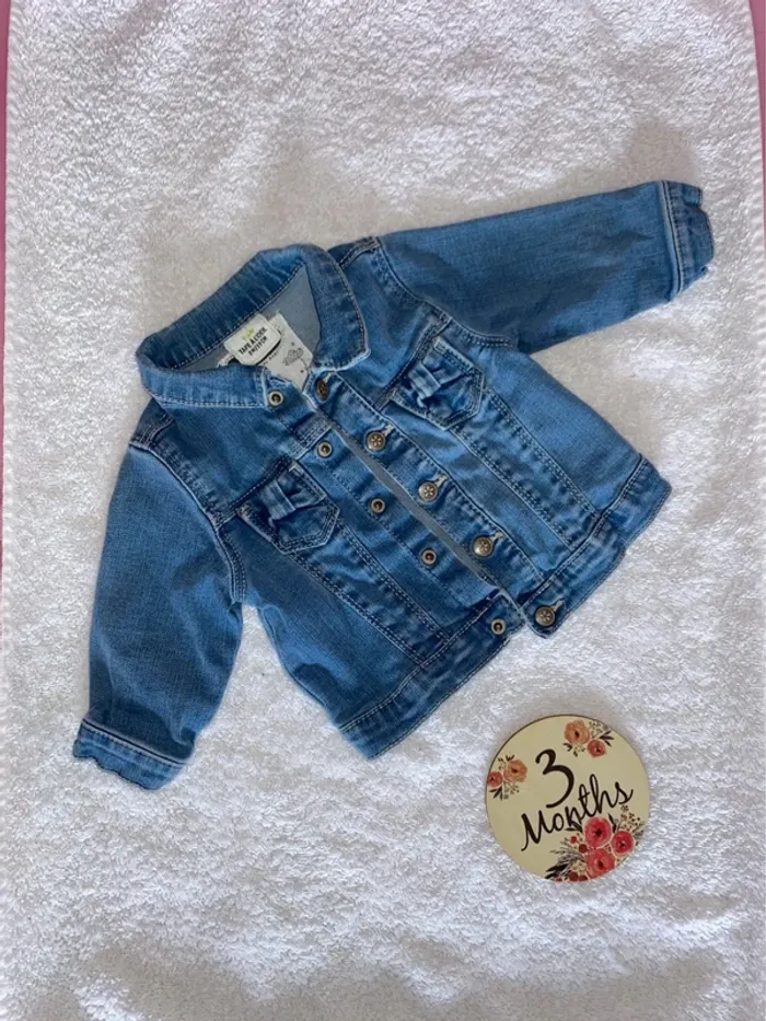 Veste en jean tape à l’œil 3 mois