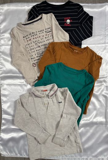 5 t-shirts 6 ans