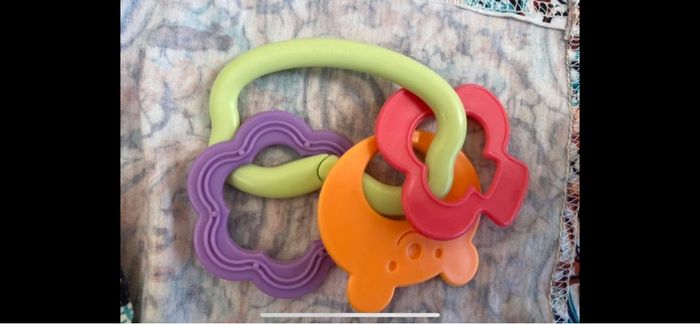 Anneaux bébé neuf multicolore