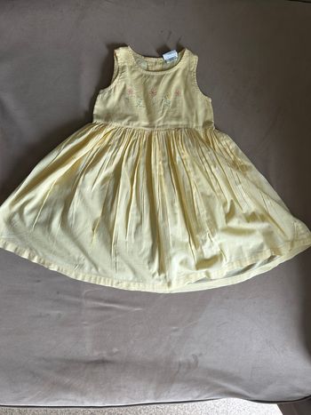 Robe jaune 2 ans 