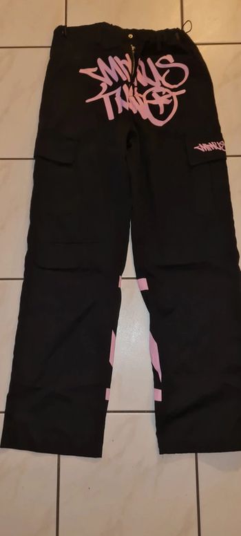 Cargo noir et rose  taille 38/40