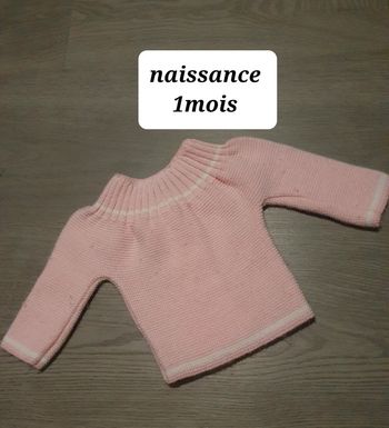 Brassière naissance 1mois fille