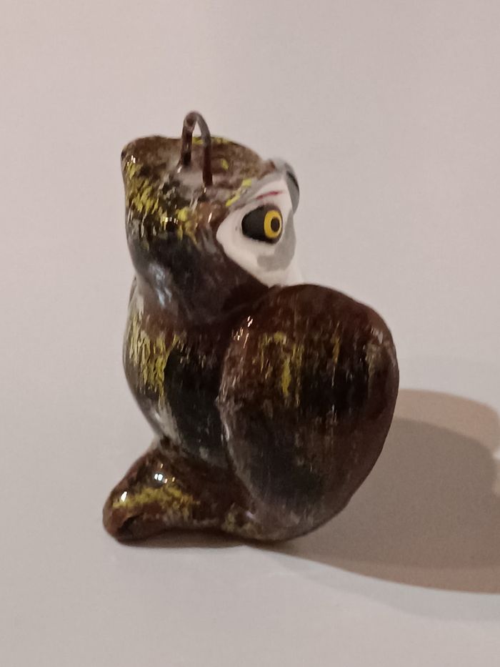 Chouette porcelaine accroche - photo numéro 6