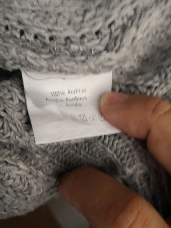 Pull gris - photo numéro 6