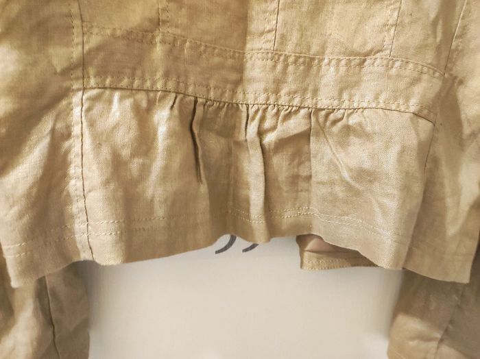 Blazer dorée Escandelle XL - photo numéro 7