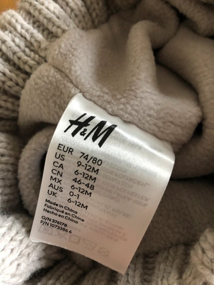 Bonnet garçon 9/12 mois H&M - photo numéro 3