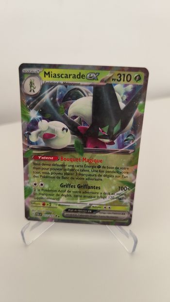 Carte Pokémon Miascarade Ex 015/193 Écarlate et violet Évolution à Paldea
