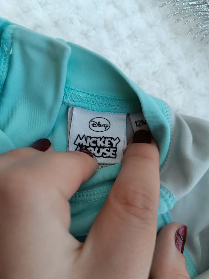 🔸T-shirt natation Mickey Disney 12 mois🔸 - photo numéro 3