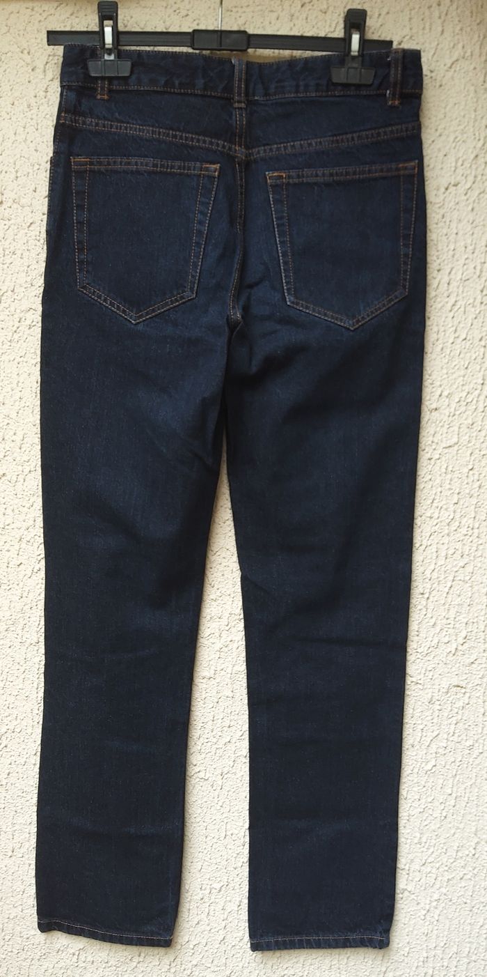 Pantalon jean bleu foncé garçon, taille 36 ,REGULAR  " KIABI " - photo numéro 2