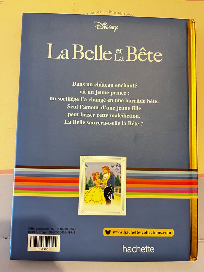 Livre collector Disney, la belle et la bête, inclus la figurine - photo numéro 5