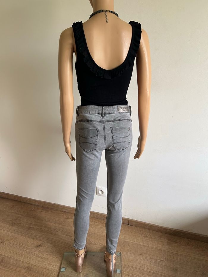 Jean skinny gris LPB Woman taille 36 excellent état - photo numéro 6