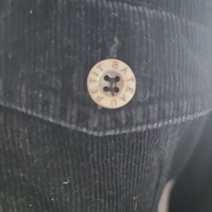 Veste velours côtelé noire petit bateau 12 ans - photo numéro 2