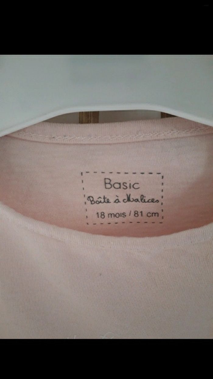 Tee-shirt flamant rose 18mois - photo numéro 2