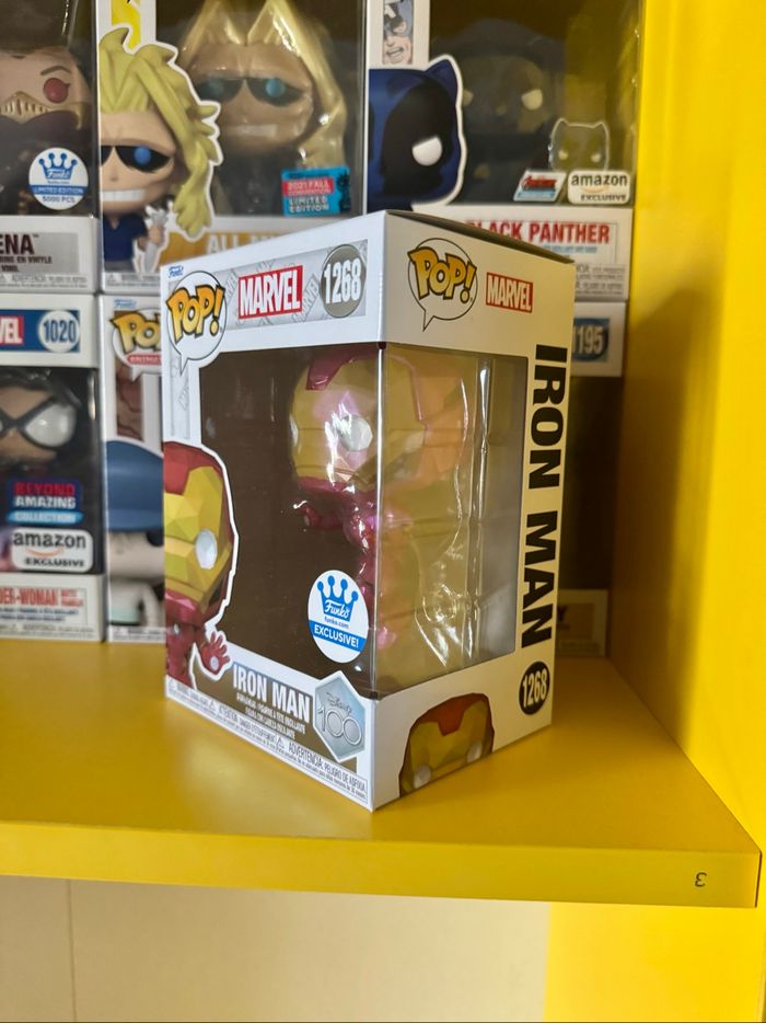 Funko Pop! 1268 - Marvel - Iron Man Disney 100 - Funko Exclusive - photo numéro 2