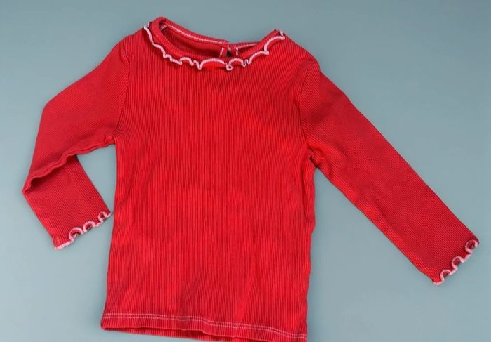 T-shirt rouge Kiabi