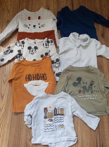 Lot 7 tee shirts manches longues 