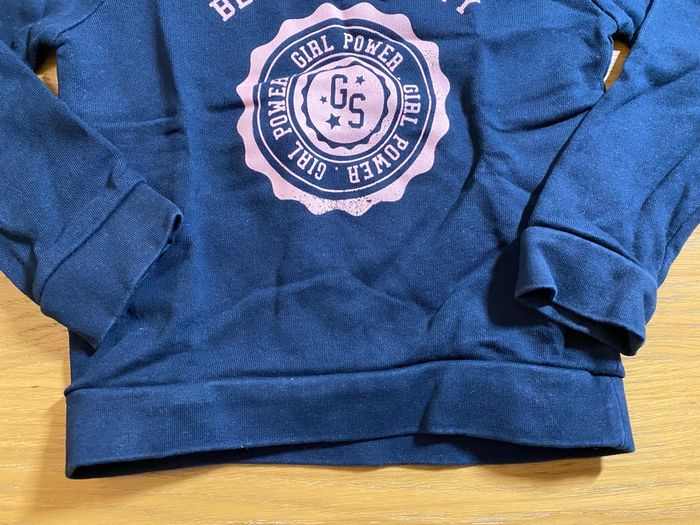 Kiabi sweat-shirt University bleu/rose Taille 5 ans - photo numéro 5