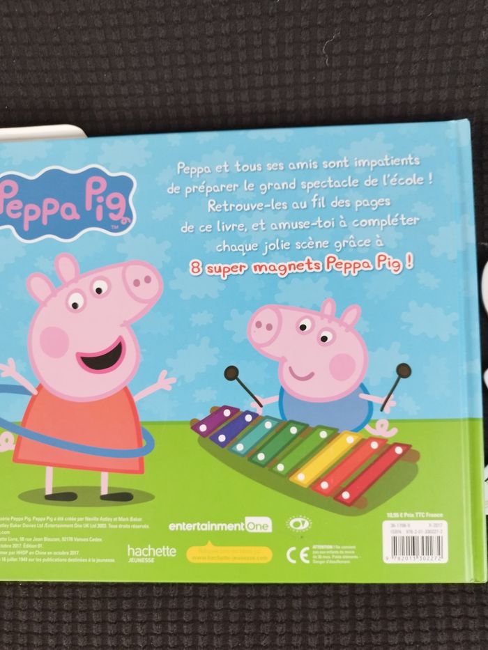Livre cartonné Peppa Pig Mon livre magnets - photo numéro 5