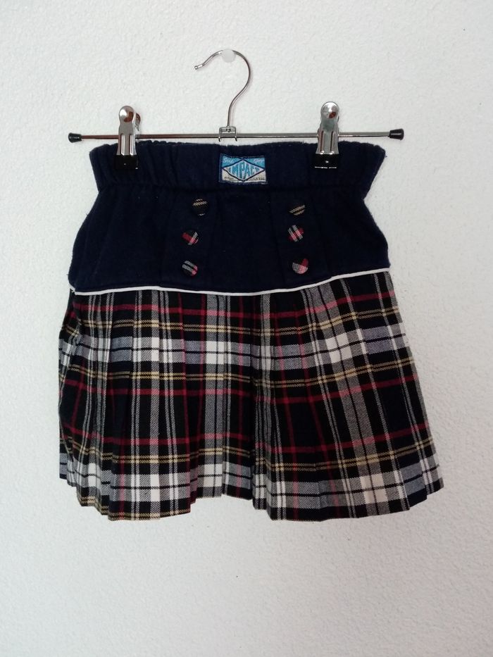 6 ans Impace jupe collègiene plissée écossaise autom hiver /Excellent état - photo numéro 10