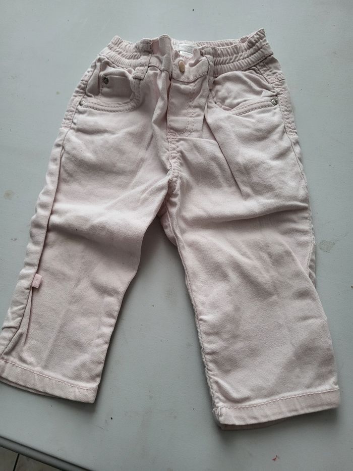 Jeans rose obaibi 6 mois