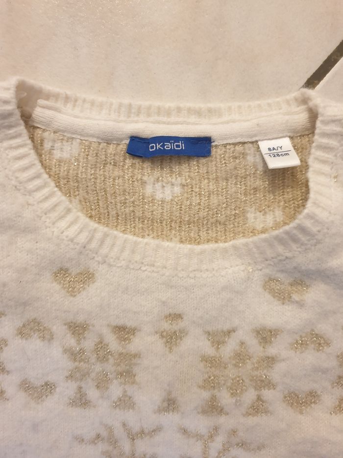 Pull de Noël Okaidi fille - photo numéro 3