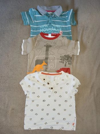 Polo t-shirt garçon 18 mois Obaibi