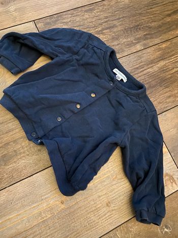 Gilet bleu marine vertbaudet 18mois