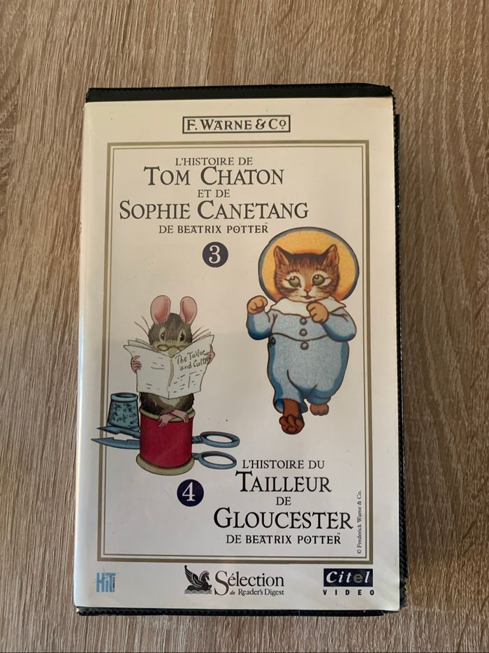 VHS l’histoire de Tom Chaton et de Sophie Canetang