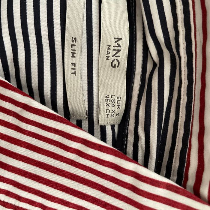 Chemise rouge et bleu - photo numéro 2