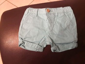 Short 3 mois turquoise BOÎTE À MALICES