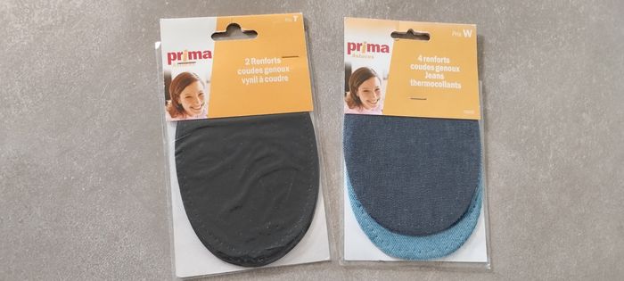 Renfort de genoux. / Coude prima neuf