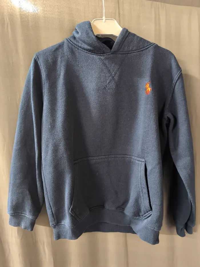 324358 pull bleu marine garçon 8 ans ralph lauren