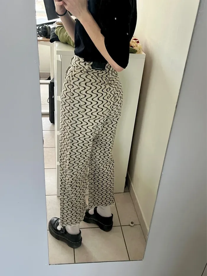 Pantalon Stradivarius motifs - photo numéro 2